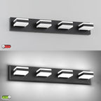 SOLFART Bathroom Light Fixtures, 4 Lights Modern LED Vanity Lights Over Mirror - Image 5
