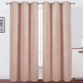 LEMOMO Blush Thermal Blackout Curtains/38 x 84 Inch/Set of 2 Panels Room by Lemomo