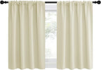 NICETOWN Kitchen Curtains, Short Blackout Curtains & Drapes, Small Window - Image 2