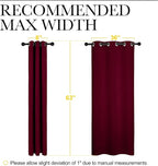 NICETOWN Blackout Curtains for Bedroom, Window Room Darkning Curtains/Drapes - Image 6