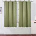 LEMOMO Sage Green Thermal Blackout Curtains/38 x 63 Inch/Set of 2 Panels Room by Lemomo