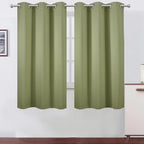 LEMOMO Sage Green Thermal Blackout Curtains/38 x 63 Inch/Set of 2 Panels Room by Lemomo