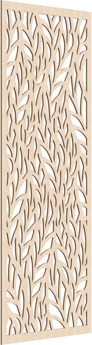 Ortonville Decorative Pierced Fretwork Wood Wall Panels, 31 3/8"W x 79 3/8"H x by EkenaMillwork