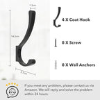 Coat Hanger Hooks Wall Mount - Image 5