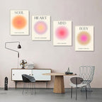 NCYEL 4 colorful abstract halo posters angel number positive energy - Image 6