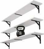 WOPITUES Floating Shelves for Wall 40″W x 8″D, Long Wall Mounted Shelves Set of by WOPITUESOfficial