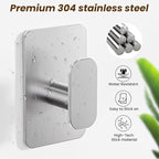 Large Heavy Duty Wall Hooks - 26lb Max - Image 6
