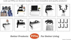 Piffny 6 Pack Heavy Duty Steel Essential Style Wall Hooks - Image 6