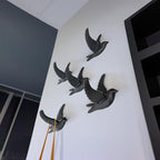 Ambipolar Flying Bird Iron Cast Decorative Bird Wall Mounted Coat Hooks - Image 2