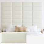 IFNOW Wall Mounted Upholstered Headboard Full, 3D Peel and Stick Soundproof by IFNOW