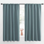 NICETOWN Greyish Blue Blackout Curtains Panels by NICETOWN