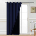 Yakamok 100% Blackout Lined Panels, Thermal Insulated Blackout Curtains by Yakamok