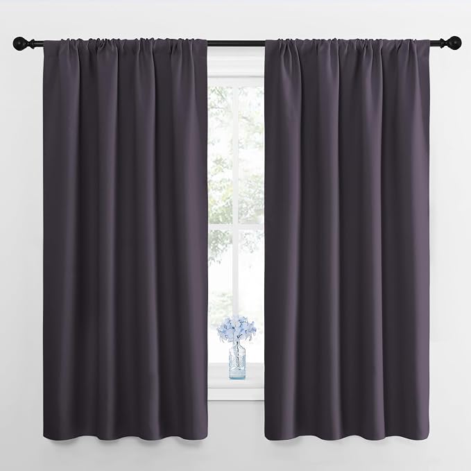 NICETOWN Window Curtains for Bedroom, 2 Panels, W42 x L48 -Inch, Home by NICETOWN
