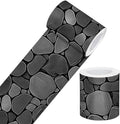 IVN Wallpaper Border Peel and Stick Decorative Wall Trim Self Adhesive Black by IVN