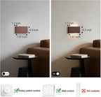 Wood Linear LED Wall Sconce, Dimmable Wall Light, Wood Long Wall Lamp Hallway - Image 6