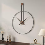 Large Wall Clock 24 Inch, Modern Silent Non-Ticking Clocks by Cuspin