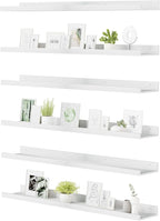 upsimples Floating Shelves for Wall, 47.3 Inch Shelves for Decor Storage Set of by upsimples
