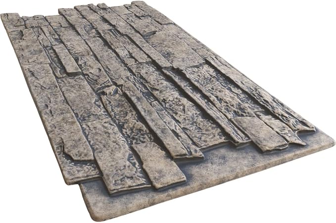 EverStone Acadia Ledge Faux Stone Panel, Linen Graphite Color - Image 6