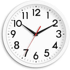 DAXSMY Wall Clock Modern Battery Operated 10 Inch Simpel Silent Non Ticking by DAXSMY