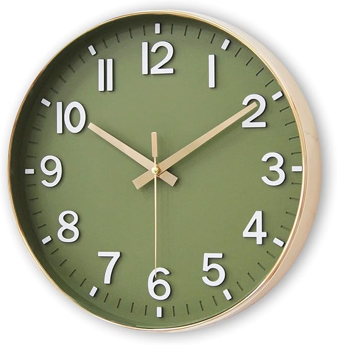 HZDHCLH Wall Clocks Battery Operated, 12 inch Silent Non Ticking Modern Wall - Image 3