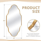 Scalloped Mirror for Bathroom - Image 7