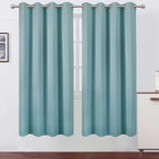LEMOMO Stone Blue Thermal Blackout Curtains/52 x 72 Inch/Set of 2 Panels Room by Lemomo