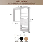 ROOMTEC Modular Closet System, Wooden Tower - Image 6
