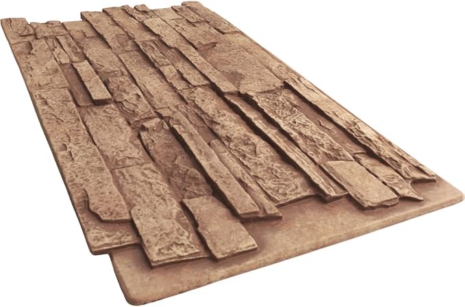 EverStone Acadia Ledge Faux Stone Panel, Wheat Field Color - Image 6