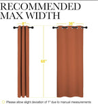 NICETOWN Bedroom Blackout Curtains 68 inches Long, Privacy and Thermal - Image 7