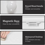 TaoHFE White Bathroom Wall Cabinet - Image 7