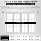 2 Pack Curtain Rods 36-120 Inch, Living Room, Sliding Door - Image 8