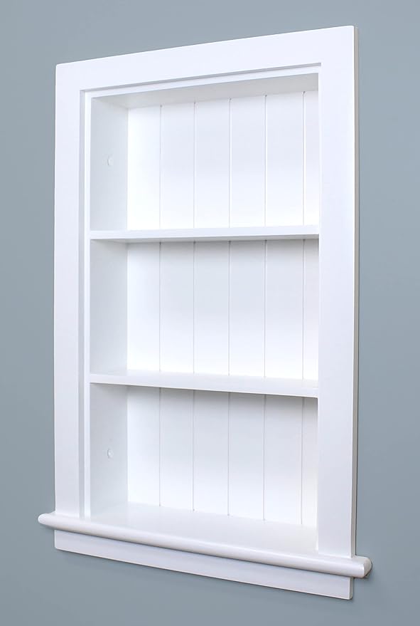14x24 Aiden Recessed Wall Niche Medicine Cabinet Replacement, in The Wall by FoxHollowFurnishings