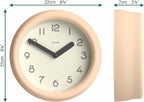 JONES CLOCKS® Fuze wall Clock | Small Round Clock | Beige | Playful Modern - Image 3