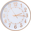 Wall Clock Modern Non-Ticking Battery Operated Silent Wall Clocks Simple Style by BAKBRAND