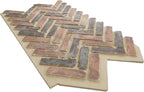 EverStone Herringbone Faux Brick Panel, 46 1/2"W x 25 1/4"H x 1"D, Horizon Color - Image 6