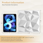 Heikki 30 Pack 3D Wall Panel for Interior Wall Décor, PVC Flower Textured Wall - Image 4