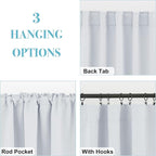 RYB HOME White Curtains for Bedroom - Image 5
