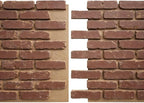 EverStone Aged Brick Faux Brick Panel, 46 7/8"W x 27"H x 1 1/4"D, Cabernet Color - Image 8