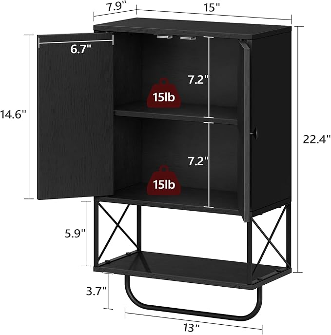 MAHANCRIS Bathroom Wall Cabinet - Image 3