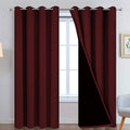 Yakamok 100% Blackout Curtains for Living Room, Noise Reducing Drapes, Thermal by Yakamok