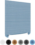 Window Blinds Cordless No Drill Cut to Size Clip On Stick On Self Adhesive by Maritown