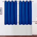 LEMOMO Blackout Curtains 66 x 54 Inch Long Royal Blue Curtains Set of 2 Panels by Lemomo