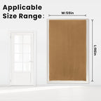 Self Adhesive Curtains, Stick Curtain Blackout Shades Window Cover Curtains - Image 7