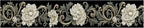 Beige Floral Scroll Wallpaper Border 196x4 Inch Peel and Stick Wall Border - Image 2