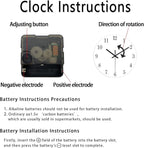 XNM Blue Minimalist Wall Clocks Battery Operated 8 Inch Classic Analog Clock - Image 9