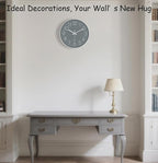 Wall Clock, Silent Wall Clocks Battery Operated 10 Inch Modern Non Ticking - Image 2