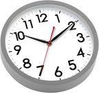 AKCISOT Wall Clock 10 Inch Silent Non-Ticking Modern Clocks Battery Operated - Image 7