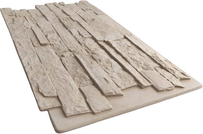 EverStone Acadia Ledge Faux Stone Panel, Sea Shell Color - Image 6