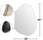 Irregular Wall Mirror Asymmetrical Mirror, Decorative Modern Mirror, Tempered - Image 4