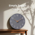 Mosewa Wall Clock Silent Non Ticking Decorative - Image 2